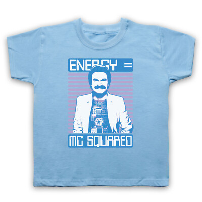 GIORGIO MORODER E=MC2 QUADRATISCHES INOFFIZIELLES DJ DISCO IKON KINDER T-SHIRT