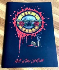 Libro del programa de conciertos Guns N' Roses Not In This Lifetime Tour 2017 - Se envía a EE. UU.
