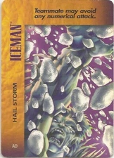 Marvel OVERPOWER PowerSurge Iceman Hail Storm special - Teammate Avoid Any