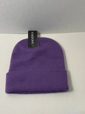 Sheverch Unisex Beanie, Purple, New