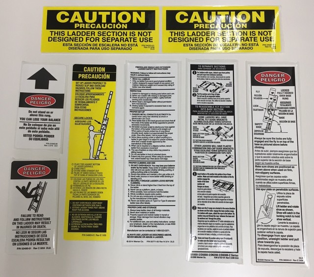 Werner LFE100 Fiberglass Extension Ladder Labels EBay werner-lfe100-fiberglass-extension-ladder-labels-ebay