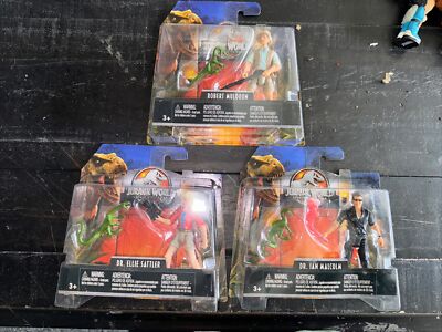 Jurassic Park Legacy Collection Lot 3x Dr Sattler Ian Malcolm Robert Muldoon