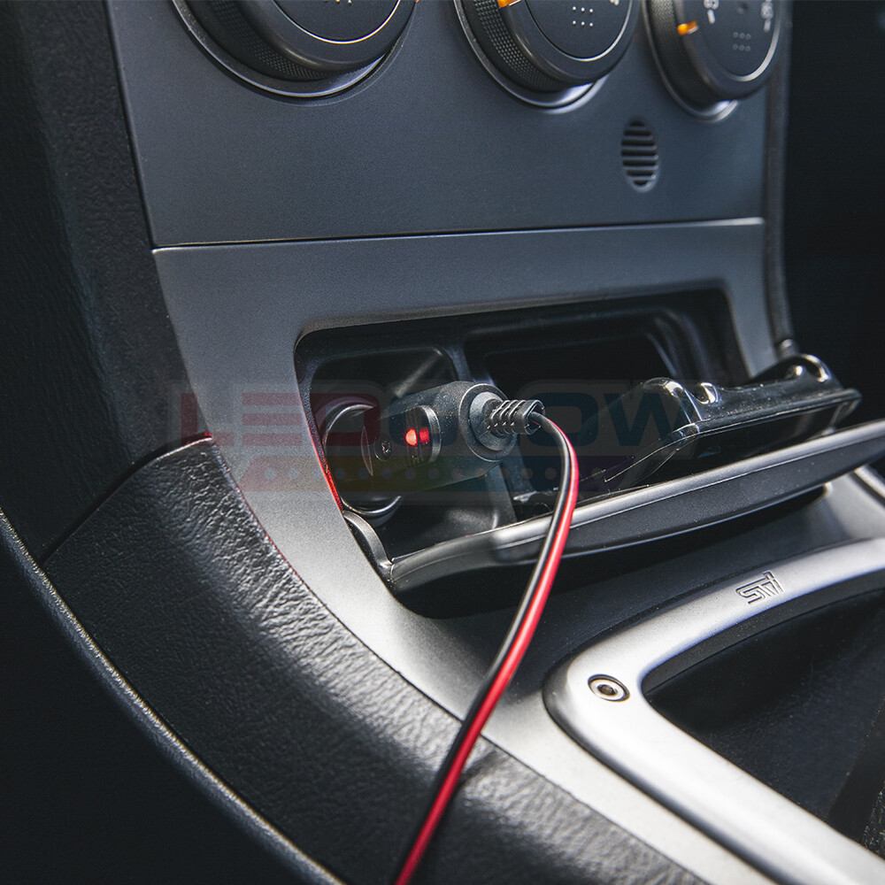 LEDGlow 12V Cigarette Lighter Power Adapter for Cars & Trucks - Easy to Plug In