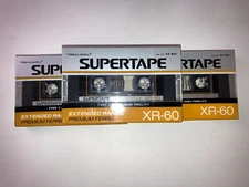 New Sealed Realistic Supertape XR-60 Audio Cassette Lot (3)