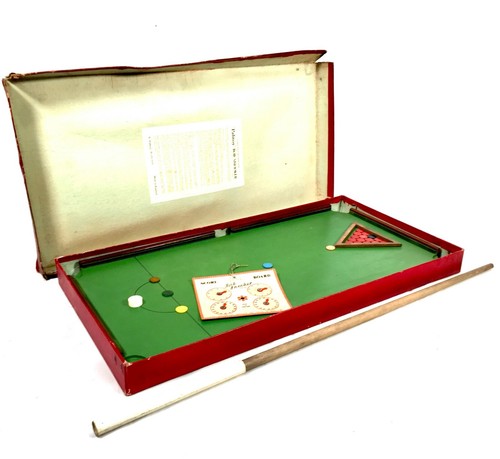 Antique 1930s Tabletop Snooker Parlour Game by Palitoy Bob-Snooker Boxed - Picture 5 of 10