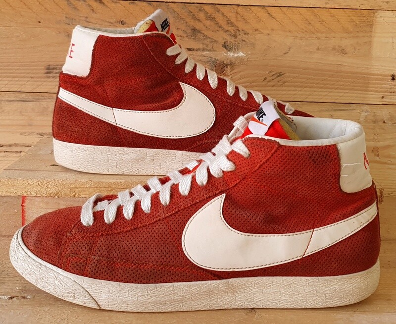 nike blazer high maroon