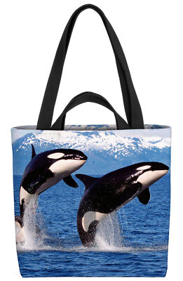 Killer Wal Orca Meer Tasche Killer Wal Orca Meer Tiere Fische Kanada Urlaub Rei