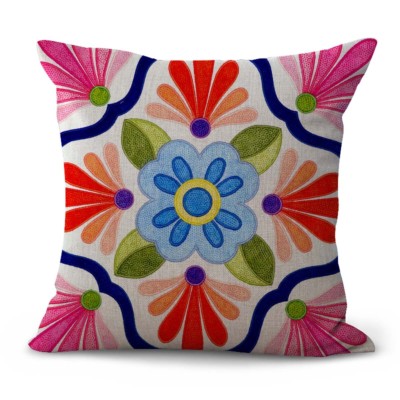 pillow flower design
