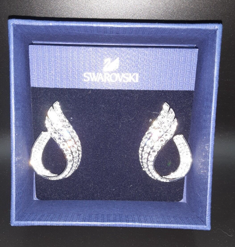 Beautiful New Swarovski Fortunately PE Hoop Crystal /RH Earrings (never worn) - Picture 5 of 9