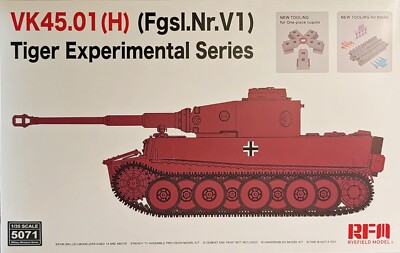 RFM5071 RYE Field MODEL VK45.01(H) (Fgsl.Nr.V1) Tiger Experimental  Bausatz 1:35