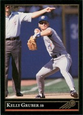 1992 Leaf Black Gold Kelly Gruber Toronto Blue Jays #27 Baseball Card