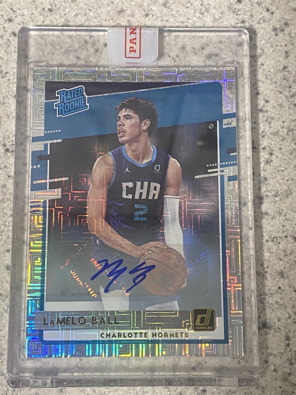 2020-21 Panini Donruss - Rated Rookies Signatures #202 LaMelo Ball (AU, RC)