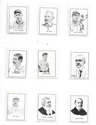  1950-1952 Callahan HOF Hall of Fame Babe Ruth, Honus Wagner, Ty Cobb & others