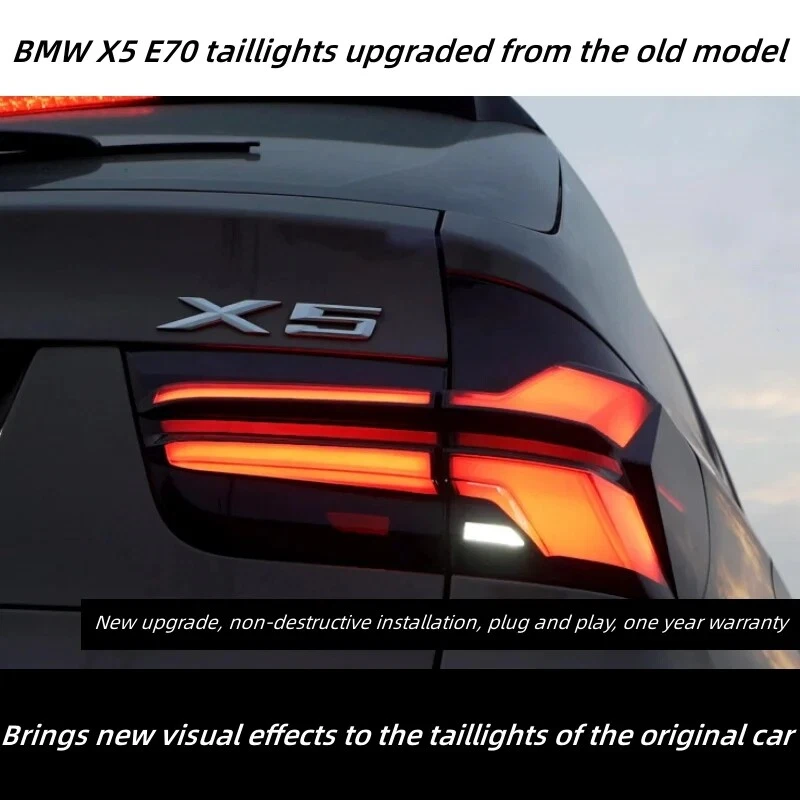 For BMW X5 E70 LED Tail Light 2007-2013 Rear Stop Lamp Brake
