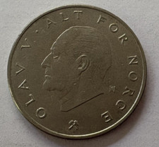 1974 Norway 1 Krone Coin Olav V