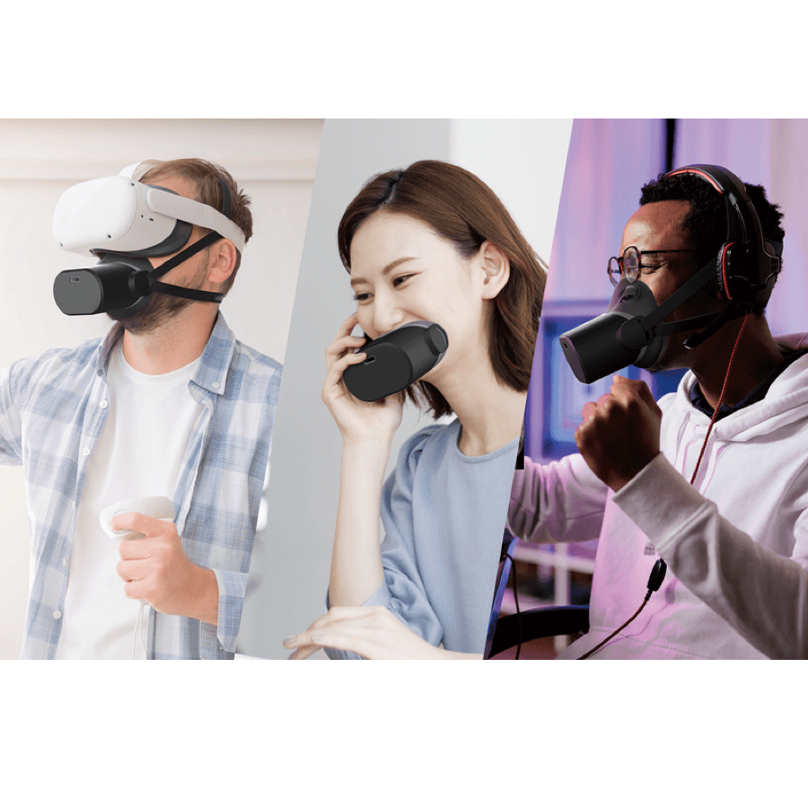Vr Muzzle Shiftall Mutalk 2 Voice Suppression Microphone Wireless Soundproof New ...