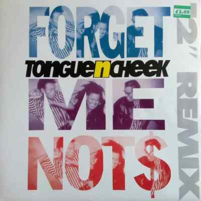 Tongue N Cheek Forget Me Nots Vinyl Single 12inch NEAR MINT Syncopate