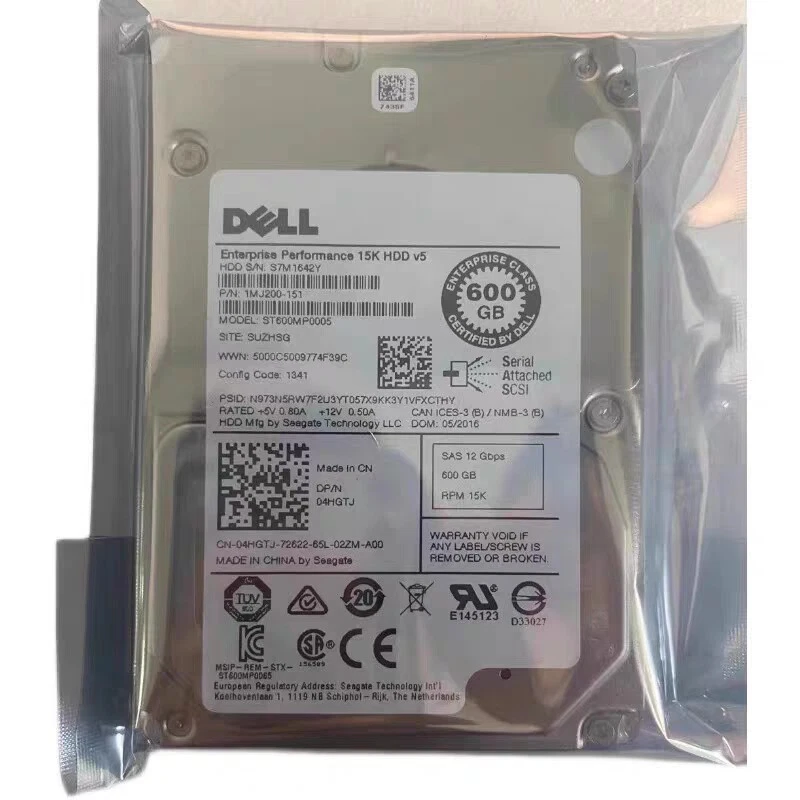 4HGTJ ST600MP0005 NEW Dell ENTERPRISE 600GB 15K SAS 2.5"12G HDD Hard Drive - Image 2 of 4