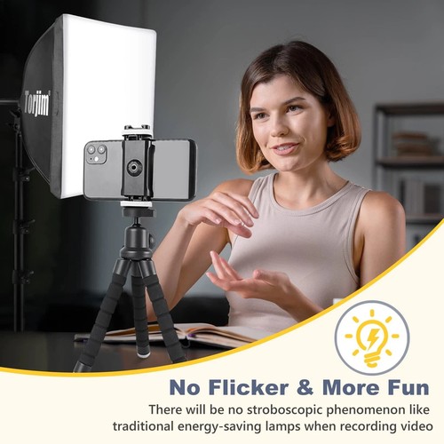 Torjim Softbox Photography Lighting Kit 16'' x 16'' Professional Softbox Ligh... - Picture 5 of 7