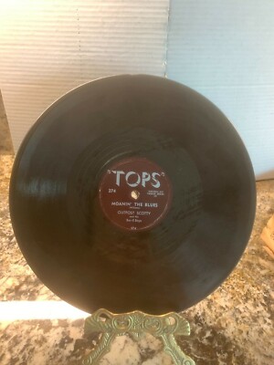 VTG TOPS 78RPM Outpost Scotty THE GOLDEN ROCKET & MOANIN' THE BLUES, Bar X Boys