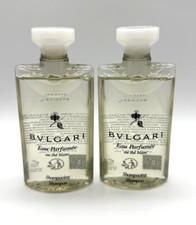 Bvlgari White Tea Eau Parfumee au the blanc Shampoo lot of 2 each Total of 5oz