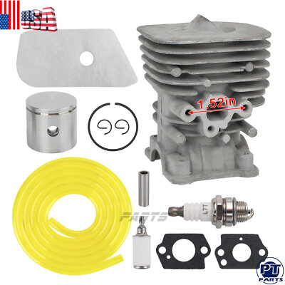 35mm Cylinder Piston Gasket Kit Fits For Husqvarna 128C 128CD 128L 128LD Trimmer