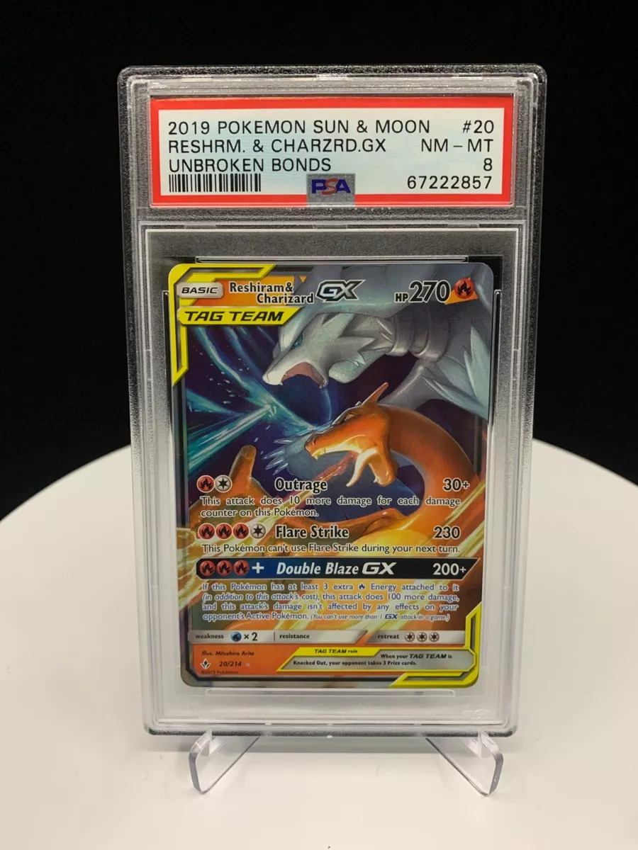 Reshiram & Charizard GX 2019 Pokemon TCG Sun & Moon Unbroken Bonds