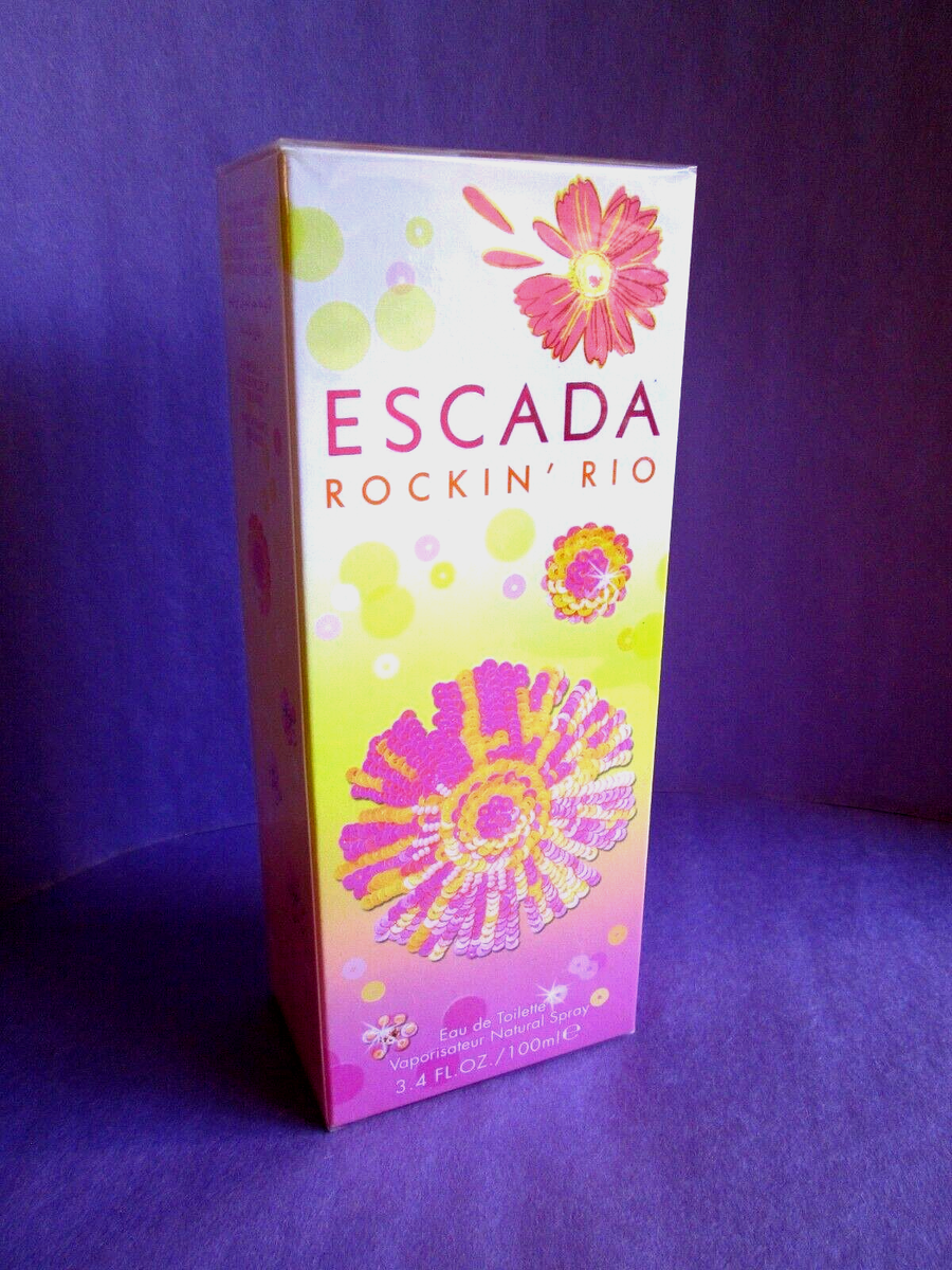 Escada Rockin Rio Eau de Toilette Spray 3.4oz 100ml 2005 Vintage