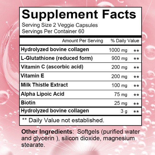 Collagen complex capsules support skin whitening, smooth hair and strong nails - Picture 8 of 12