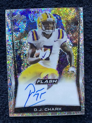 DJ Chark #BA-DJC - 2018 Leaf Flash Football - Rookie Autograph