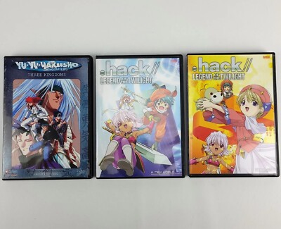 (Lot of 3) hack Legend of Twilight New World End Game YuYu Hakusho 3 Kingdoms