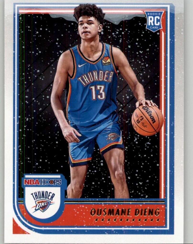 2022-23 Hoops Winter Ousmane Dieng Rookie #241 RC Oklahoma City Thunder