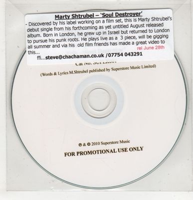 (GU93) Marty Shtrubel, Soul Destroyer - 2010 DJ CD