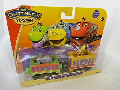 Chuggington Wooden Railway Safari Cars LC56014 Retired Learning Curve BRAND NEW