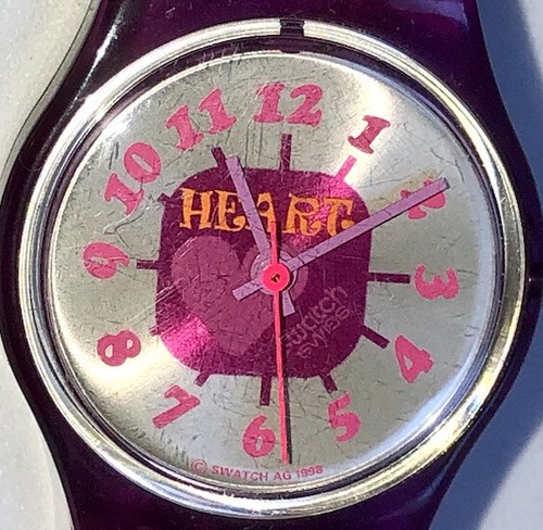 RELOJ SWATCH FESTIVAL SEÑORA ""COEURS CARREA"" LV 104 TIEMPO DE MANTENIMIENTO 1998 Funciona - Imagen 3 de 13