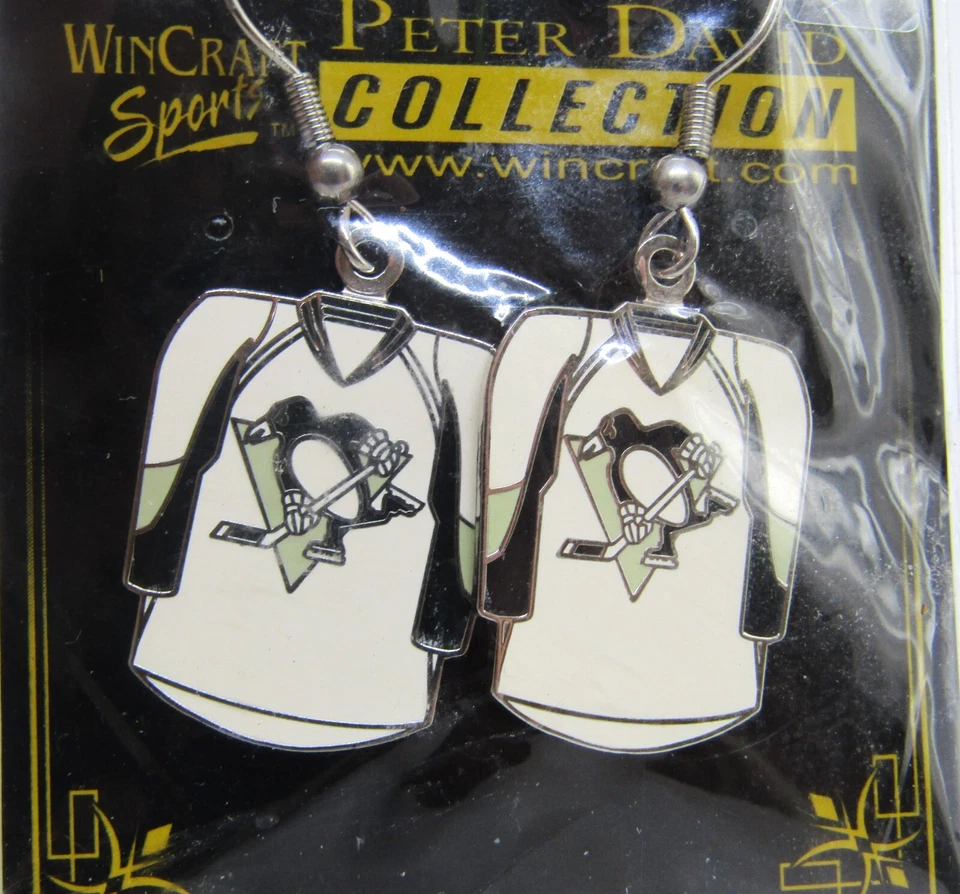 WinCraft Sports, Peter Daniel 2009, Pittsburgh Penguins Jersey Earrings. New. - Image 3 of 4