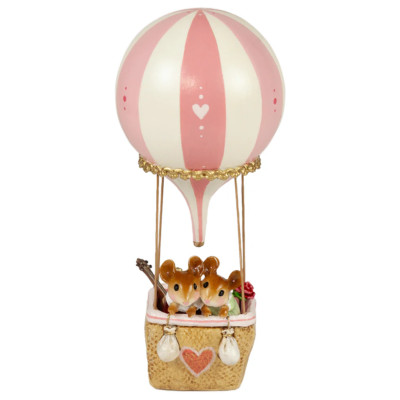 Wee Forest Folk FLY AWAY WITH ME!, WFF# M-754, Valentines Day 2025 In Love Mouse