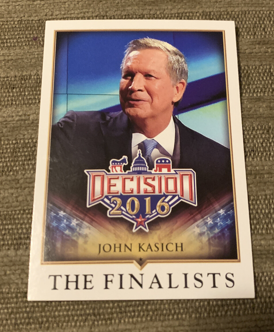 John Kasich Decision 2016 Trading Card #84 The Finalists