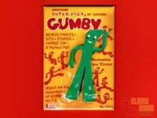Gumby vintage package art 2x3" fridge/locker magnet Lakeside