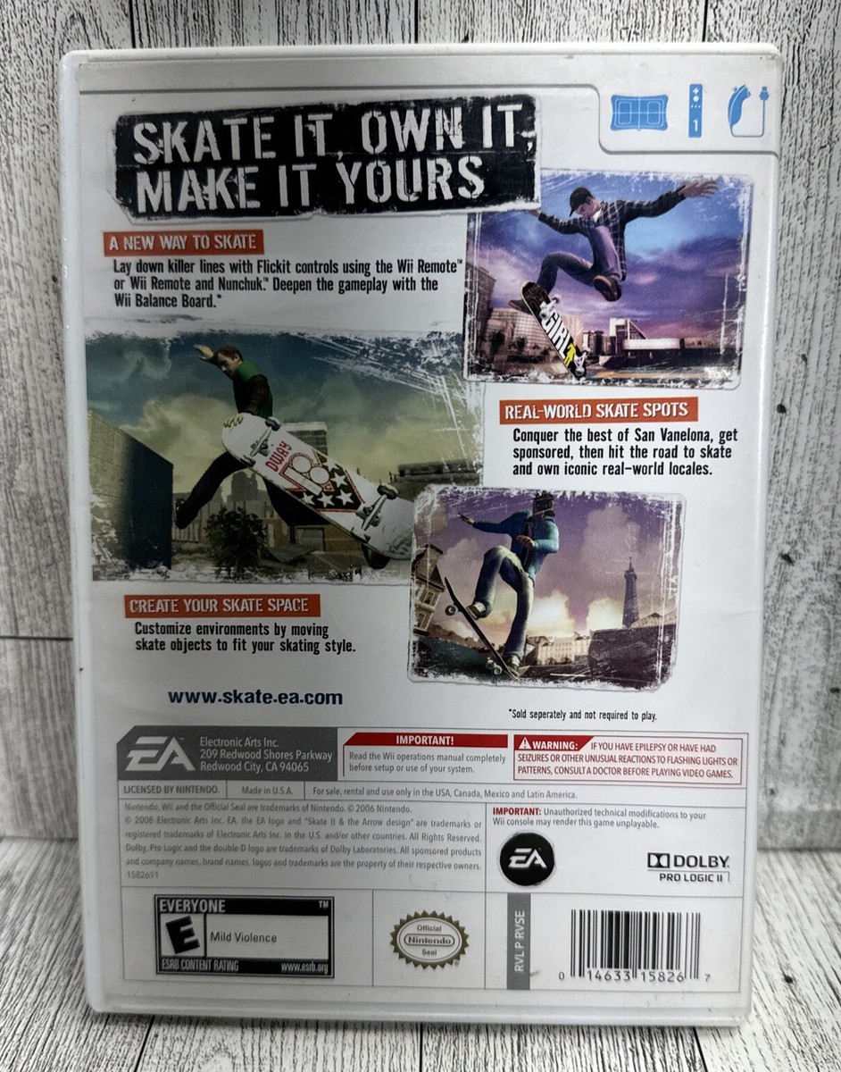 【中古】 Skate It WII Amazon.com: Skate It - Nintendo Wii (Renewed) : Video Games