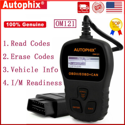 Autophix OM121 OBD OBD2 Car Diagnostic Tool Fault Code Reader Automotive Scanner