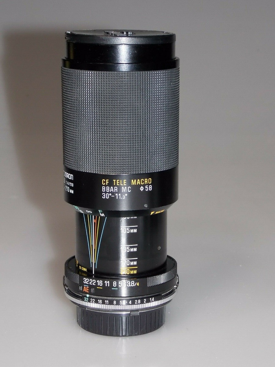 TAMRON 80-210mm 1:3.8-4 TELE MACRO lens w/ ADAPTALL 2 for
