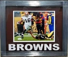 🔥 Josh Cribbs Signed  / Autographed 8 X 10 Photo w/Browns Frame  JSA COA