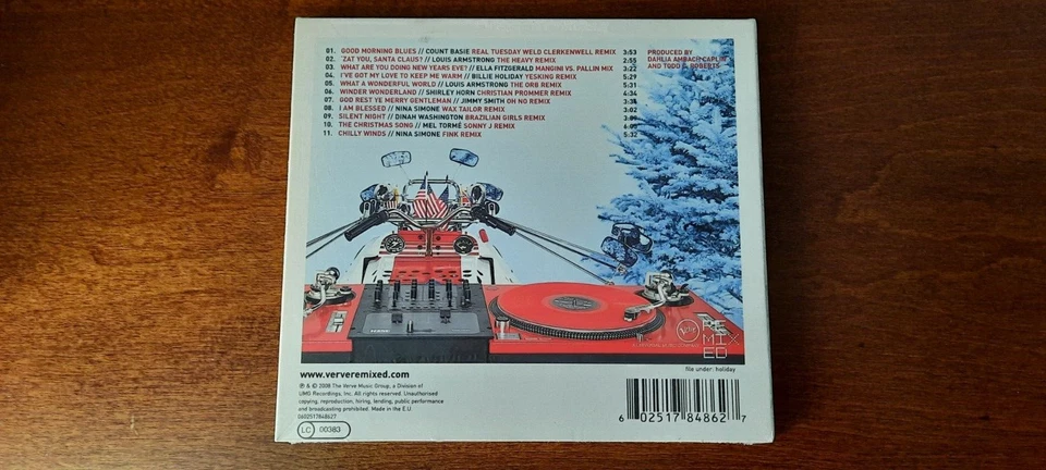 Verve Remixed: Christmas / Billie Holiday, The Orb (CD, Classic/Remix) NEW  F4 Foto 3 de 4