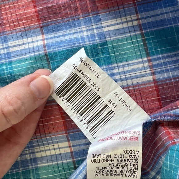 Roxy Plaid Button Down Womens Medium Boho Western… - image 10