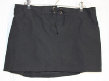 Kona Sol Women's Size Large Black Swim Skirt Skort