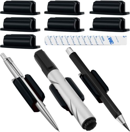 Stifthalter 10er Set, selbstklebender Stifthalter für Schreibtisch oder jede Oberfläche, Bleistifthalter - Bild 1 von 2
