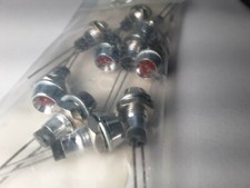 10pcs Lot-LUMEX SSI-LXR1612YDD - Led Yellow PANEL MOUNT INDICATOR, 6x.75mm threa