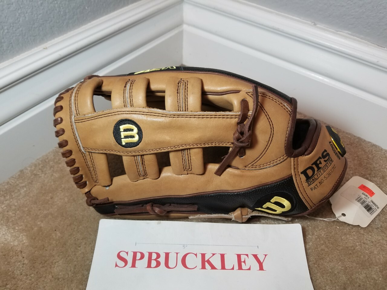 WILSON A2K 12.5" 1955 LEFTY OUTFIELD BASEBALL GLOVE, NWOT, LHT, JAPAN