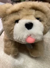 Little Live Pets Rollie My Kissing Puppy Bulldog Interactive Dog Plush WORKS!